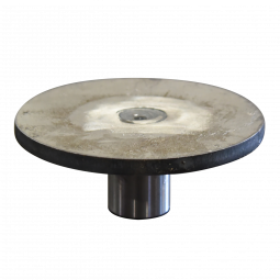 Drop In Pad, 1 1/2" diameter pin, 6" round top (Rubber pad not included)