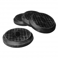 Rotary, Set of 4 pads, Round, Slip-On, FREE SHIPPING!